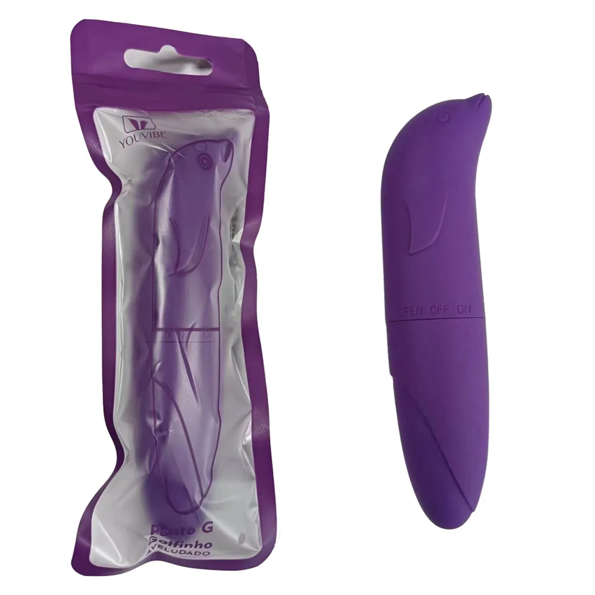 Vibrador Ponto G em Formato de Golfinho em ABS YouVibe
