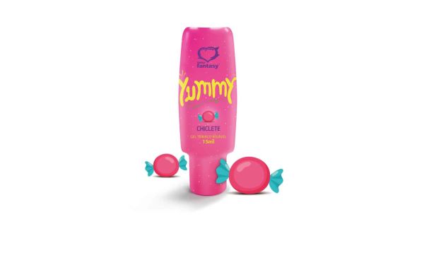 Gel Térmico Beijável Yummy 15ml Sexy Fantasy Yummy Gel Térmico Beijável Sexy Fantasy — SABOR CHICLETE