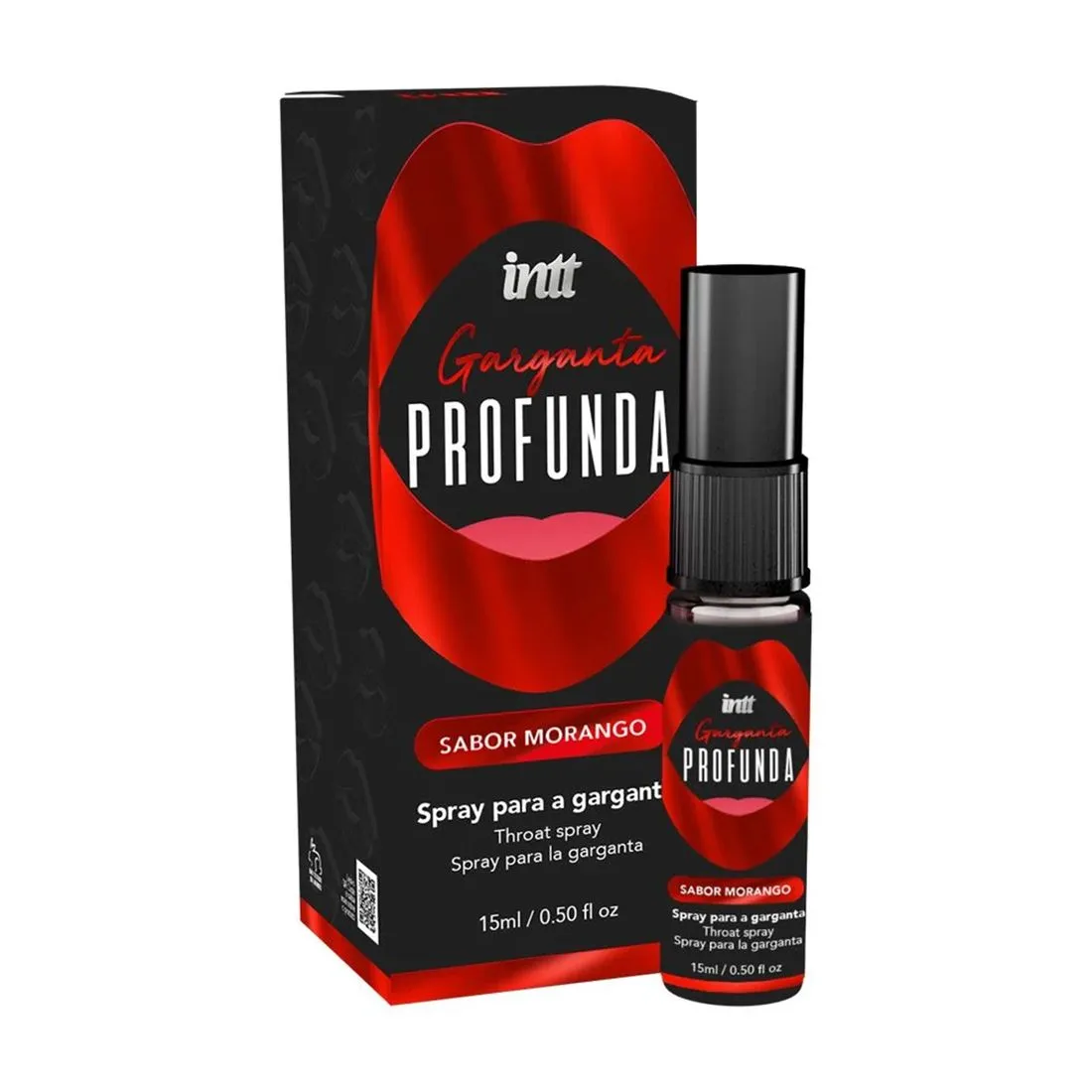 Garganta Profunda Spray Dessensibilizante 15 ml Intt — Morango